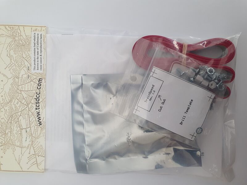 TCS1547 TCS TRAINSPEED1 This device measures the scale speed of trainsl