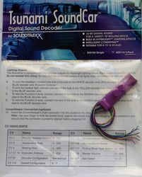 SoundTraxx Econami 882102 DCC Sound Decoder – UK Diesel – 2A, 2W, 8 Ohm