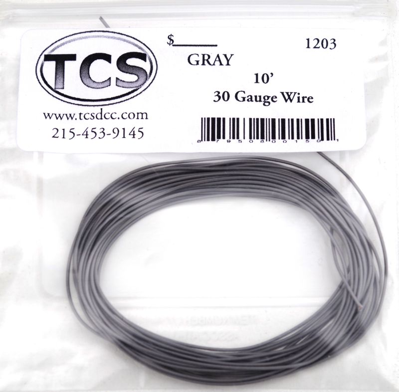 Gray 30 awg colour wire 10ft 33m