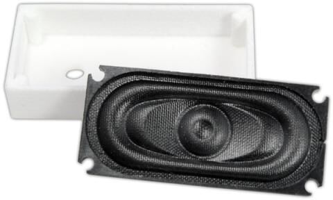UNIV SH1 C Universal Speaker housing for 35mm x 16mm oval speaker included