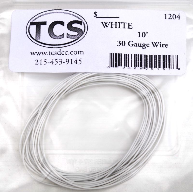 White 30 awg colour wire 10ft 33m