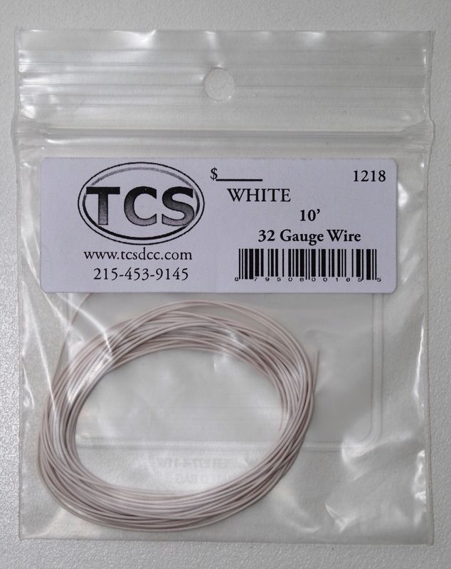 White 32 awg colour wire 10ft 33m