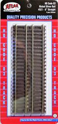 Atlas HO C83 6 inch Straight Track