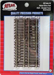 Atlas HO C83  Assortment Straight Track