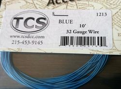 TCS:1213 TCS Blue 32awg colour wire - 10ft (3.3m)