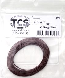 TCS:1196 TCS Brown 30awg colour wire 10ft (3.3m)