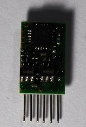 N Scale decoder TCS EUN651 DCC Decoder 6 pin 2 Function 