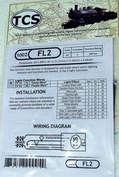 TCS:1002 TCS FL2 Fleet lighter 2 function only decoder