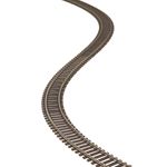 Atlas HO C83 Flex Track Brown Ties