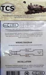 TCS:1413 TCS L1D4 Drop in decoder for Life-Like (Walthers) Proto N-Scale GP20