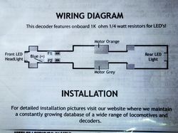 L1D4 drop in decoder for Life Like Proto N scale GP20