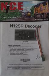 NCE N-12SR generic N Decoder 2 Function