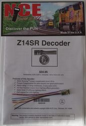 NCE Z 14SR N or Z Generic Decoder