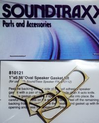 STX:810121 Soundtraxx Gasket Kit Speaker 25mm x 14mm (1.0" x 0.55")  (