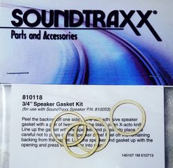 STX:810118 Soundtraxx Gasket Kit Speaker 20mm (0.79') (pkg. of 4)