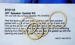 STX 810118 Gasket kit speaker 20mm Pkg of 4 2