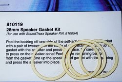 STX 810119 Gasket kit speaker 28mm Pkg of 4 2