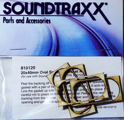 STX:810120 Soundtraxx Gasket Kit Speaker 40mm x 20mm (1.6" x 0.79") (p