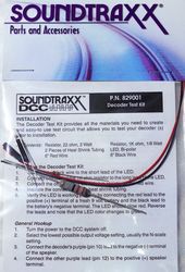 STX:829001 Soundtraxx Decoder Test Kit