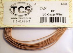 TCS:1208 TCS Tan 30awg colour wire 10ft (3.3m)