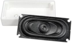 TCS:1704 UNIV-SH1-C Universal Speaker housing for 35mm x 16mm oval speaker inclu