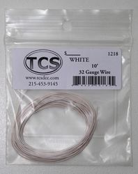 TCS:1218 TCS White 32awg colour wire 10ft (3.3m)